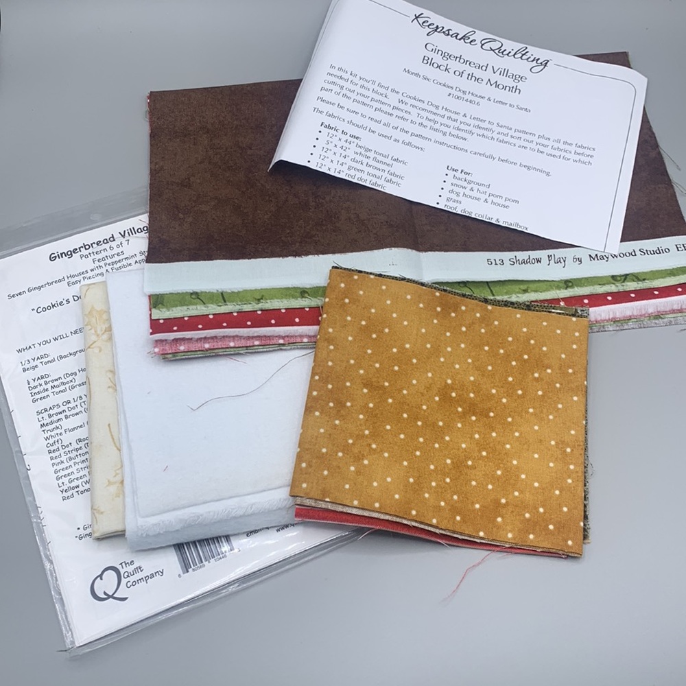 Gingerbread Village Pattern Set - Picture 3 of 3